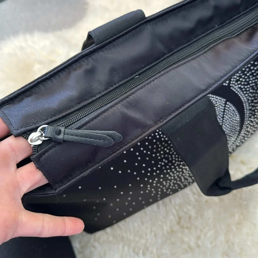 Victoria’s Secret Shine Tote Bag 2024 Exclusive Bling Travel Shoulder big black